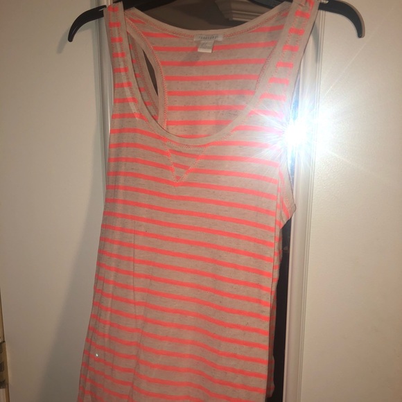 Striped Racerback Tank Top - Picture 1 of 3